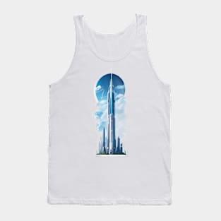 Sci fi Skyscraper Tank Top